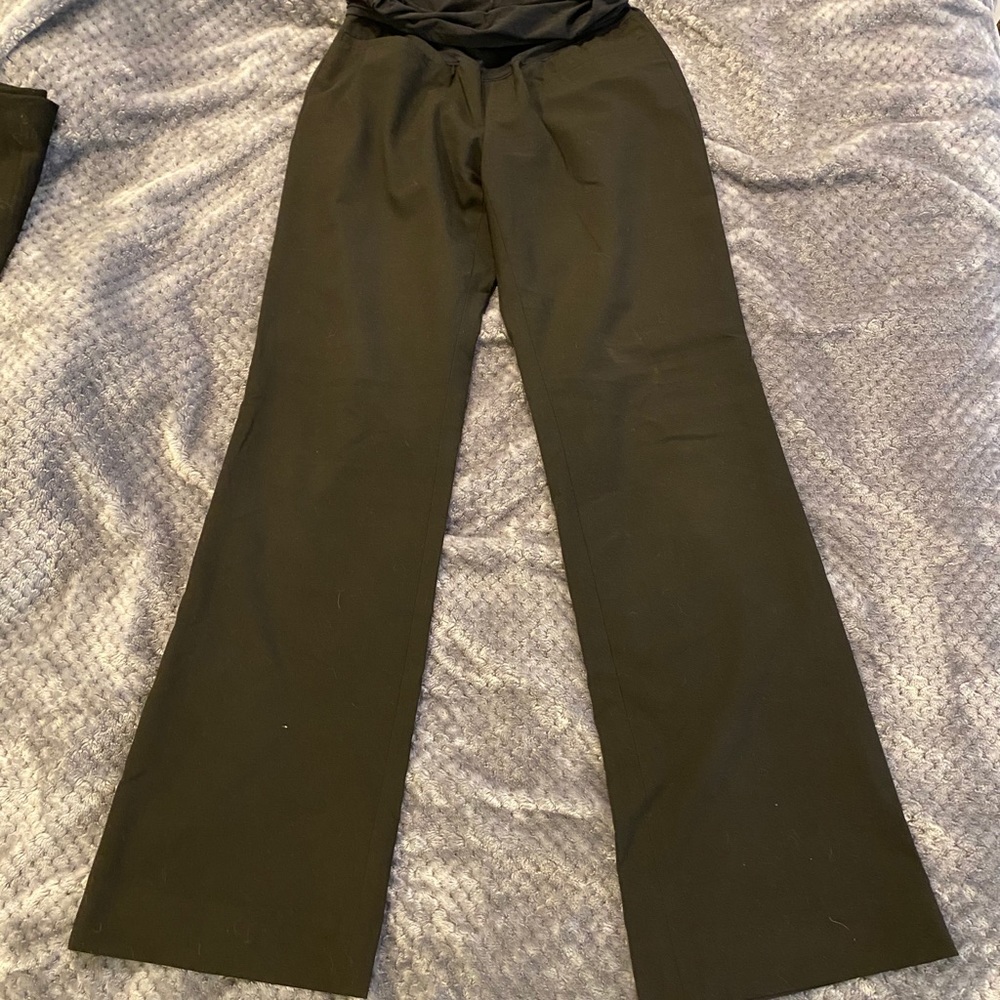 EC blk Gap maternity modernboot pant Sz4